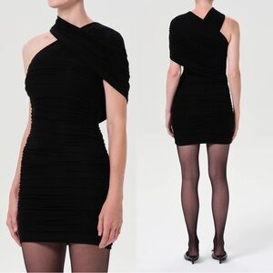 AGOLDE Marla One-Shoulder Mini Dress
AGOLDE Elegant Black One-Shoulder Dress